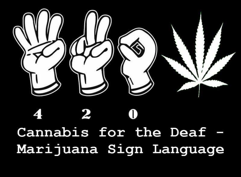 cannabis sign language