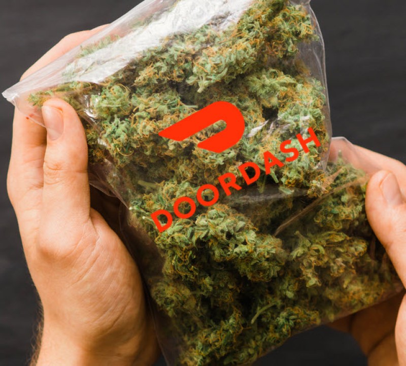 cannabis on DoorDash