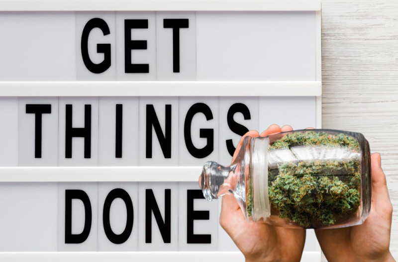 How to get things done on weed
