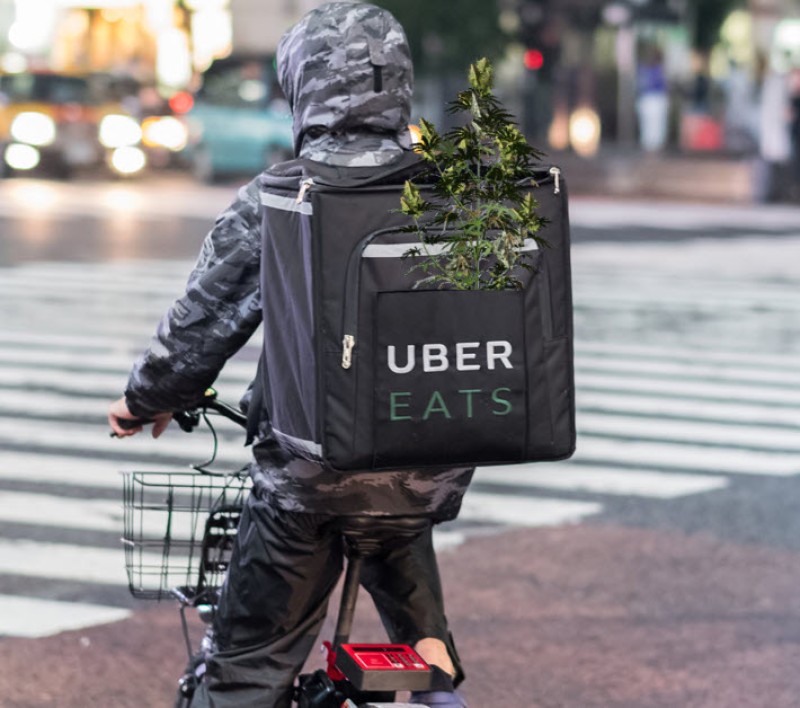 Does Uber deliver weed
