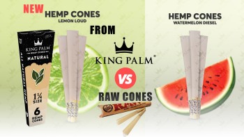 Raw Cones vs. New King Palm Hemp Cones