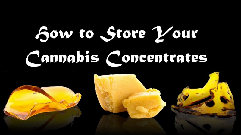 How do you store cannabis concentrates
