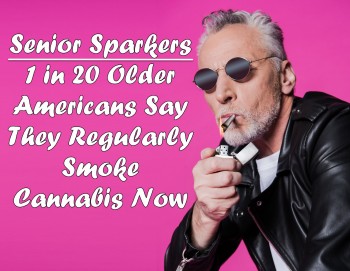 Senior Sparkers - 1 in 20 Older Americans Say They Regularly Smoke Cannabis Now