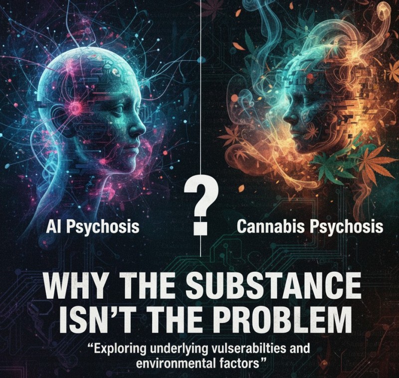 AI psychosis vs cannabis psychosis