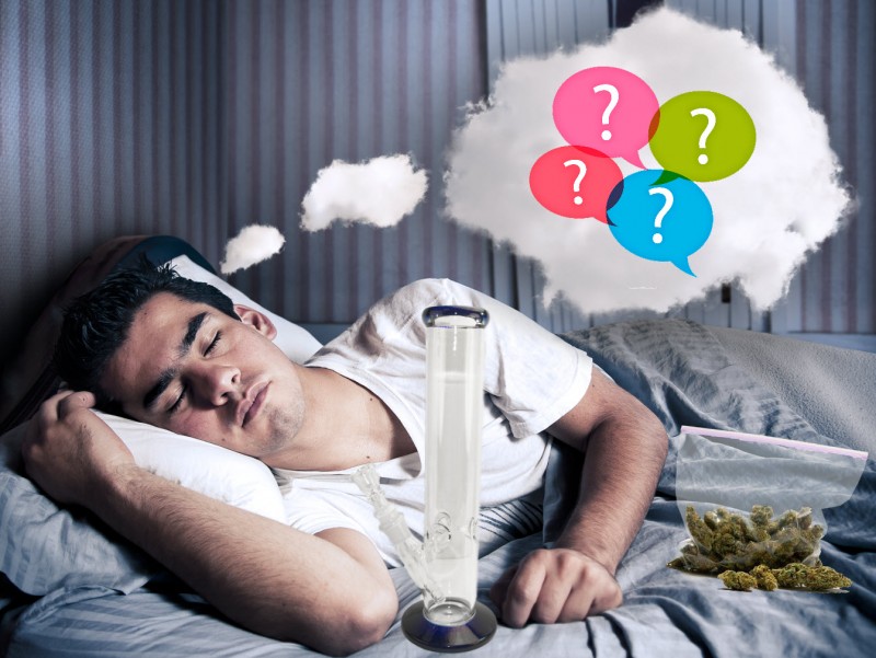 Dreaming on cannabis