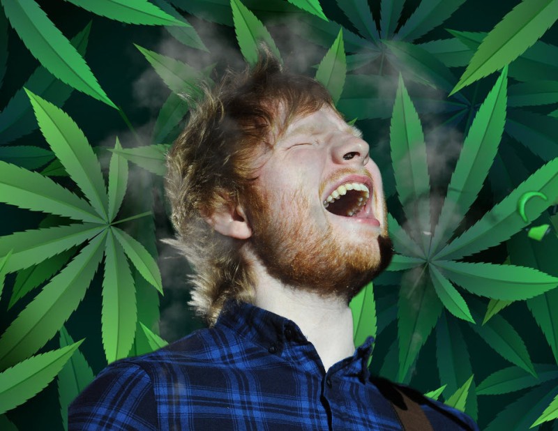 Ed Sheeran smokes up with Snoop Dogg
