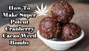 How To Make Super Potent Cranberry Cacao Weed Bombs