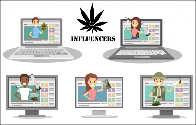 marijuana social media influencers