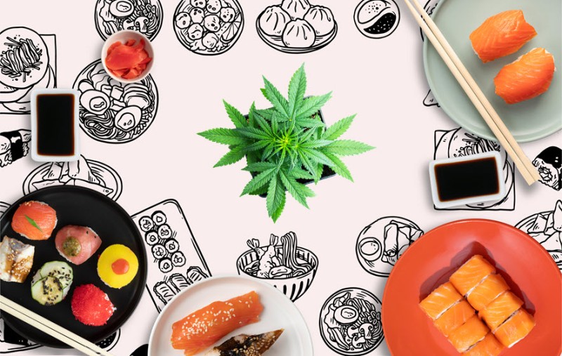 cannabis-infused Asian food