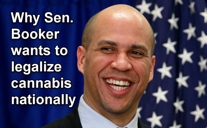 Why Sen. Booker Wants To Legalize Cannabis Nationally