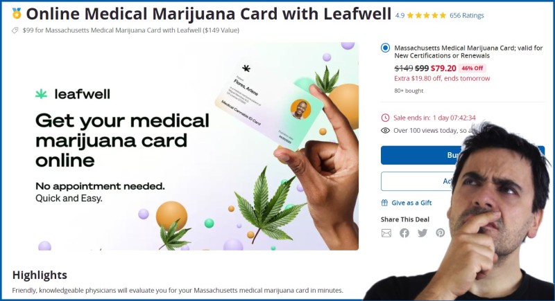 medical marijuana cards on Living Social Groupon