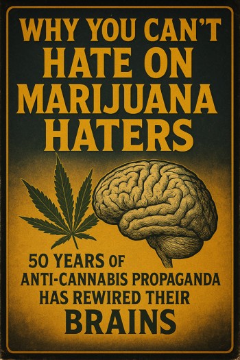 Why You Can't Hate on Marijuana Haters - 50 Years of Anti-Cannabis Propaganda Has Rewired Their Brains