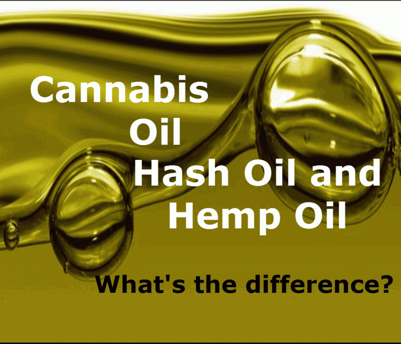 cannabis oil hemp and hash