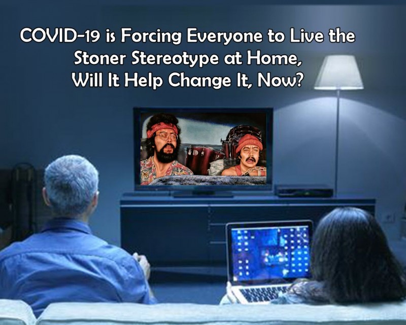 COVID-19 stoner stereotype