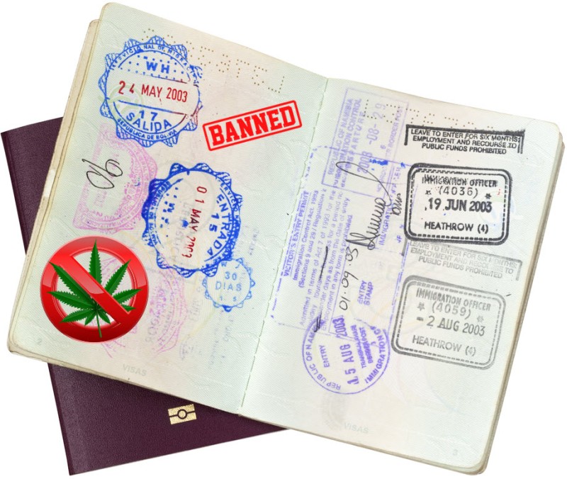 Lose passport for cannabis