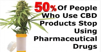Half Of People Who Use CBD Products Stop Using Pharmaceutical Drugs