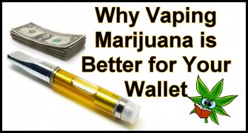 Why Vaping Cannabis Is Better For Your Wallet
