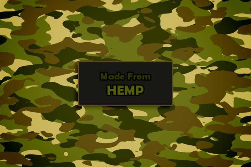 camouflage made by hemp
