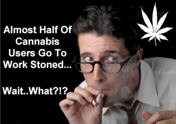 Almost Half Of Cannabis Users Go To Work Stoned, Wait, What??