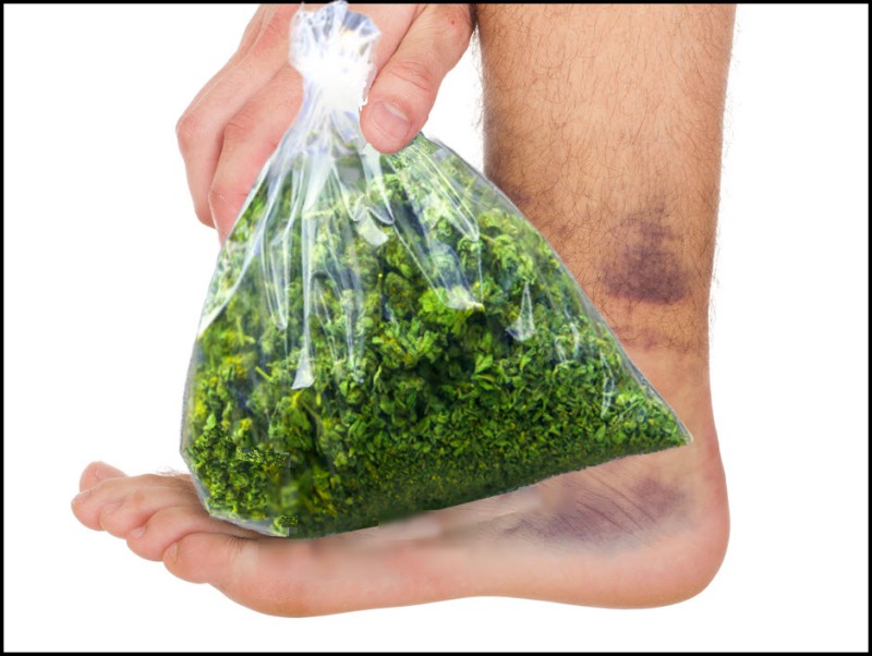 cannabis for sports injuries not ice