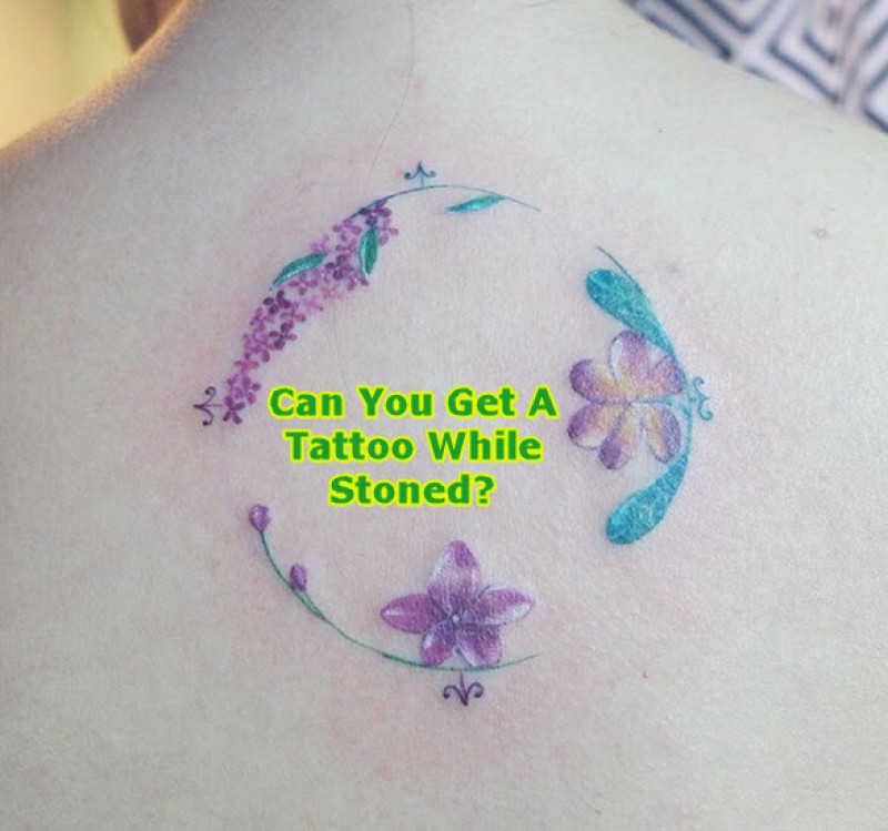 marijuana before a tattoo