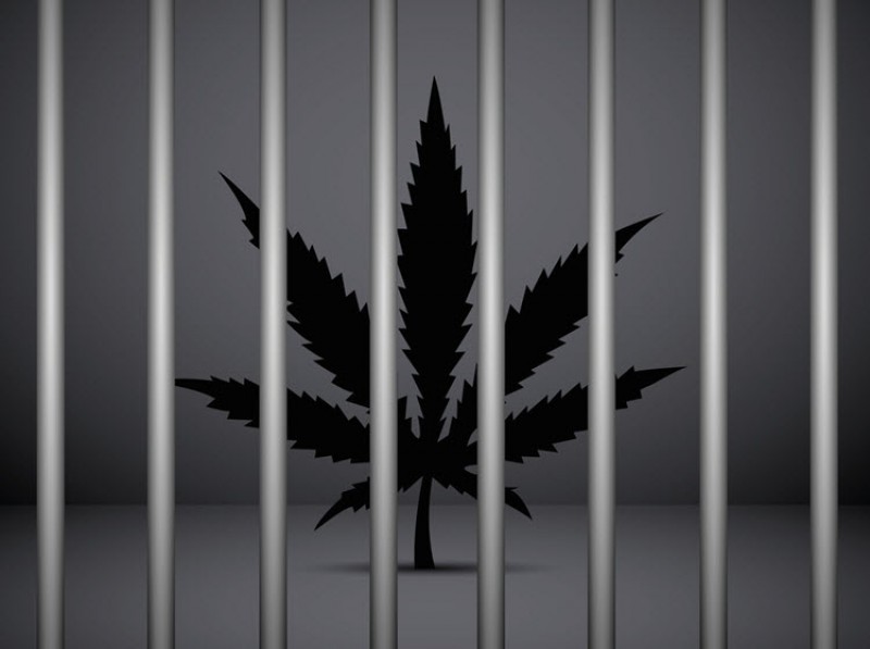 weed in jail in California