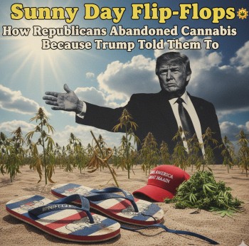 Sunny Day Flip-Flops: How Republicans Abandoned Cannabis Because Trump Told Them To