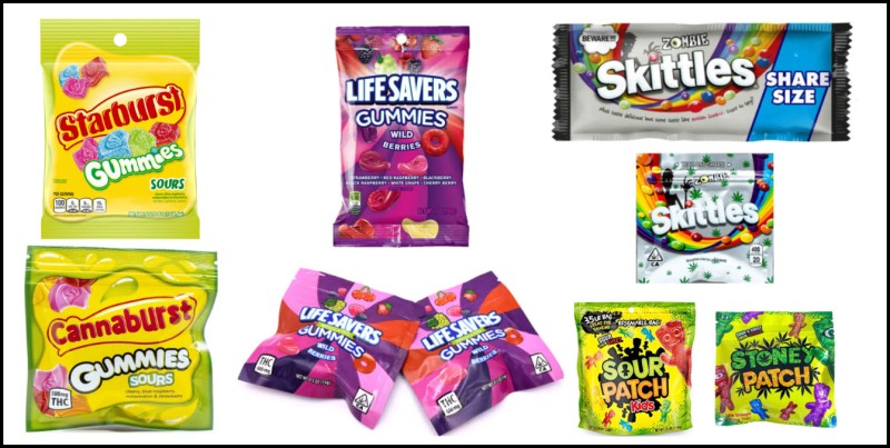 cannabis brands copying mainstream candy names