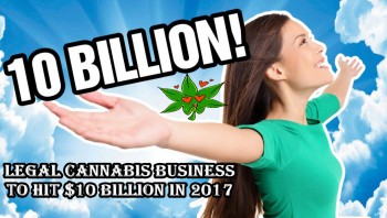 Legal Cannabis Business To Hit $10 Billion In 2017