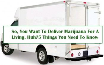 So, You Want To Deliver Marijuana For A Living?