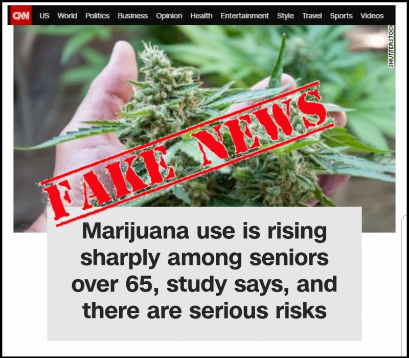CNN says Marijuana is a Risk to Seniors 65