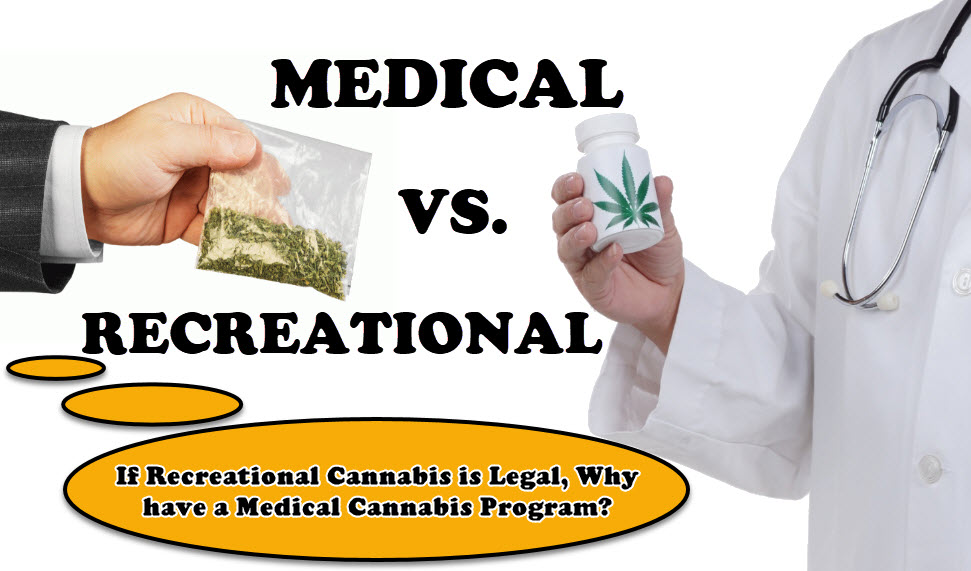 If Recreational Cannabis Is Legal, Why Have A Medical Cannabis Program?