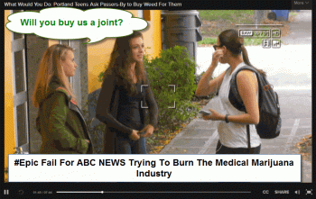 #EpicFail For ABC NEWS Trying To Burn The Marijuana Industry