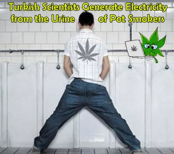 Turkish Scientists Generate Electricity from the Urine of Pot Smokers