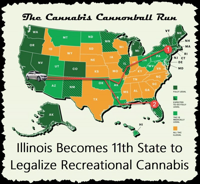 Cannabis Cannonball Run