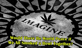 If Everyone Smoked a Bowl Together in 2019 Would There Be World Peace?