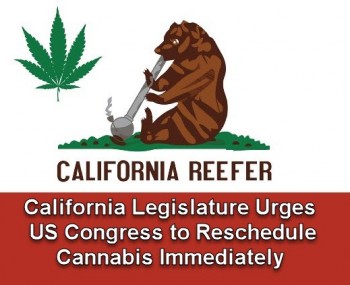 California Urges The US Congress To Reschedule Cannabis Immediately