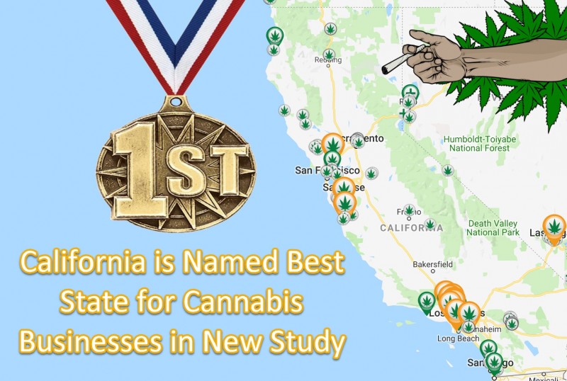 California named best cannabis state