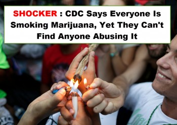 Everyone Smoking Weed But CDC Can't Find Anyone Abusing It