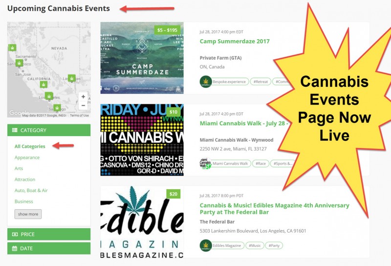 cannabis events coming up