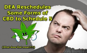 DEA Reschedules Some Forms of CBD to Schedule 5 (What the #$%@ Does That Mean??)