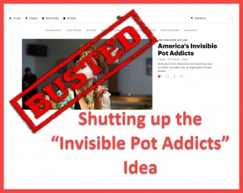 Shutting up the “Invisible Pot Addicts” Idea