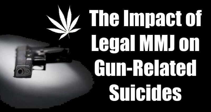 gun related suicides and medical marijuana