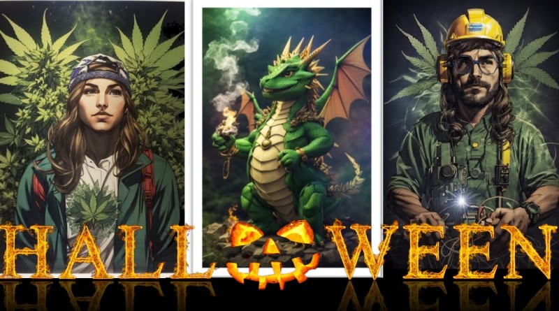 halloween cannabis costumes