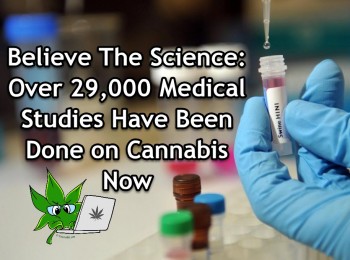 Believe The Science - Over 29,000 Medical Studies Have Been Done on Cannabis Now