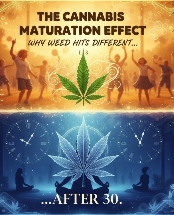 The Cannabis Maturation Effect: Why Weed Hits Different After 30