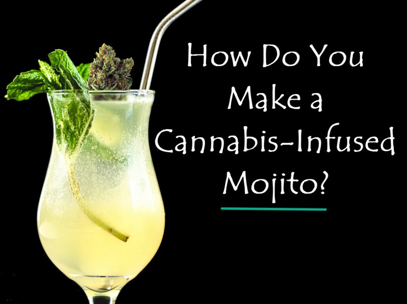 cannabis-infused mojito