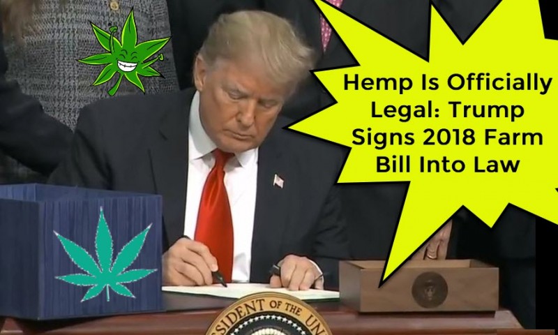 Trump signs Farm Bill CBD