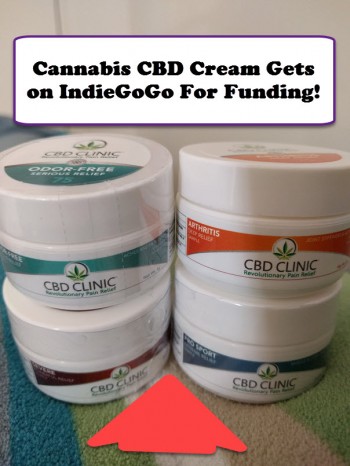 Cannabis CBD Cream Goes Live On IndieGoGo