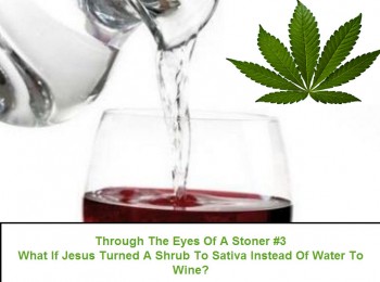 Stoner Spirituality: Not Water To Wine, But What If Shrub To Sativa